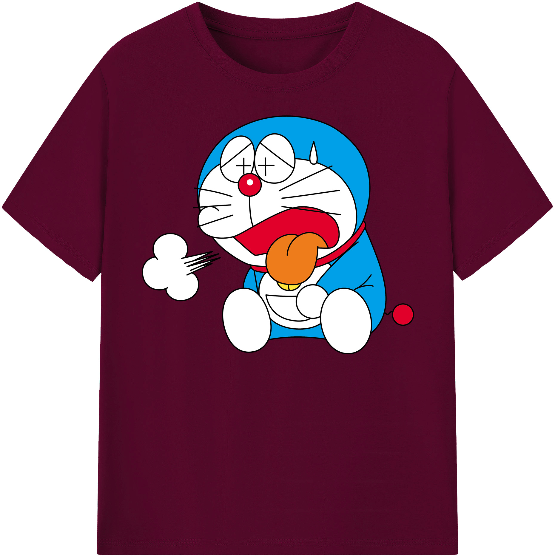 （画像用） ドラえもん Doraemon レディースカジュアルプリントTシャツ（綿100％）